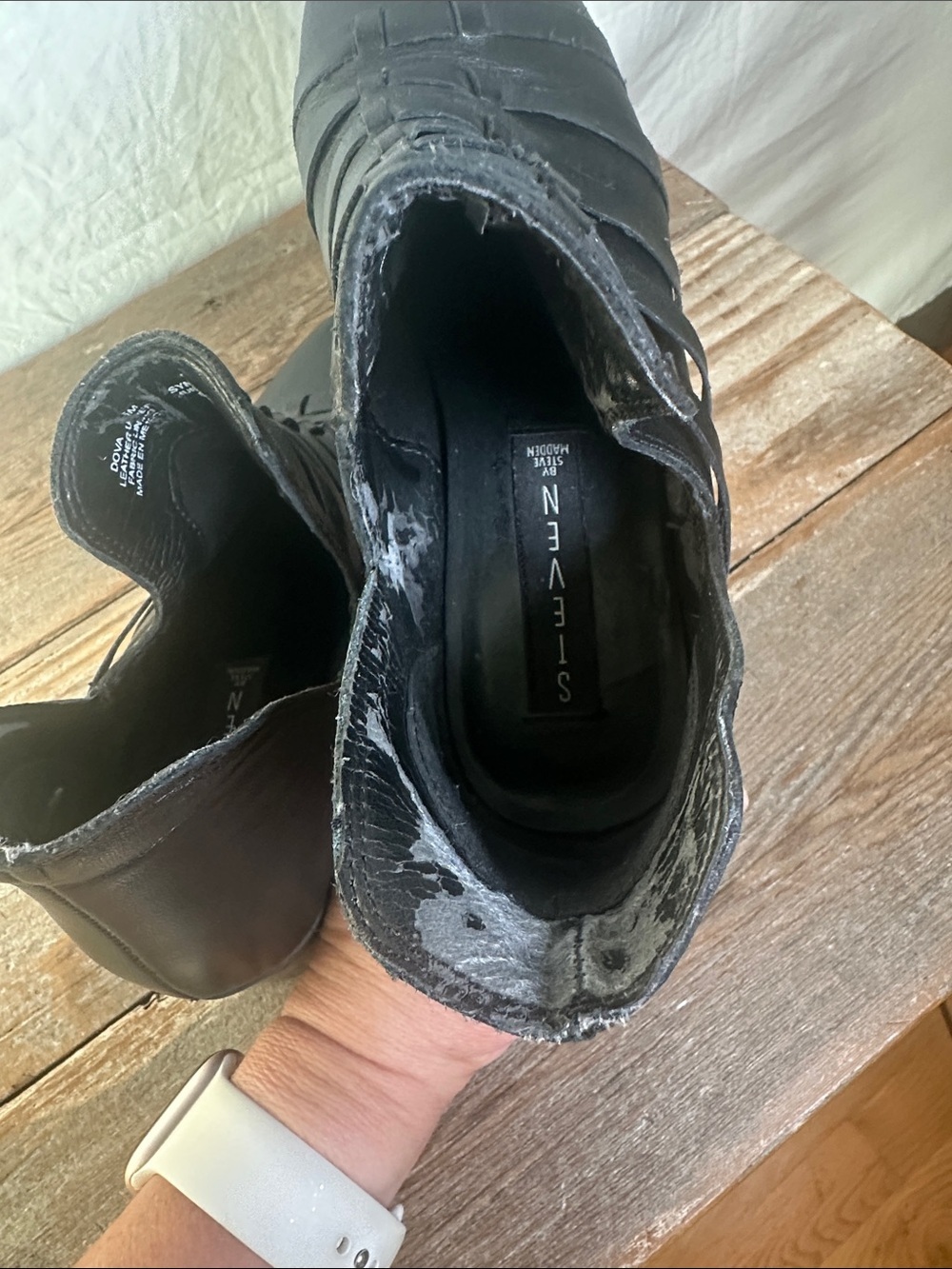 Steve Madden Blue Ankle Booties - Picture 4 of 6